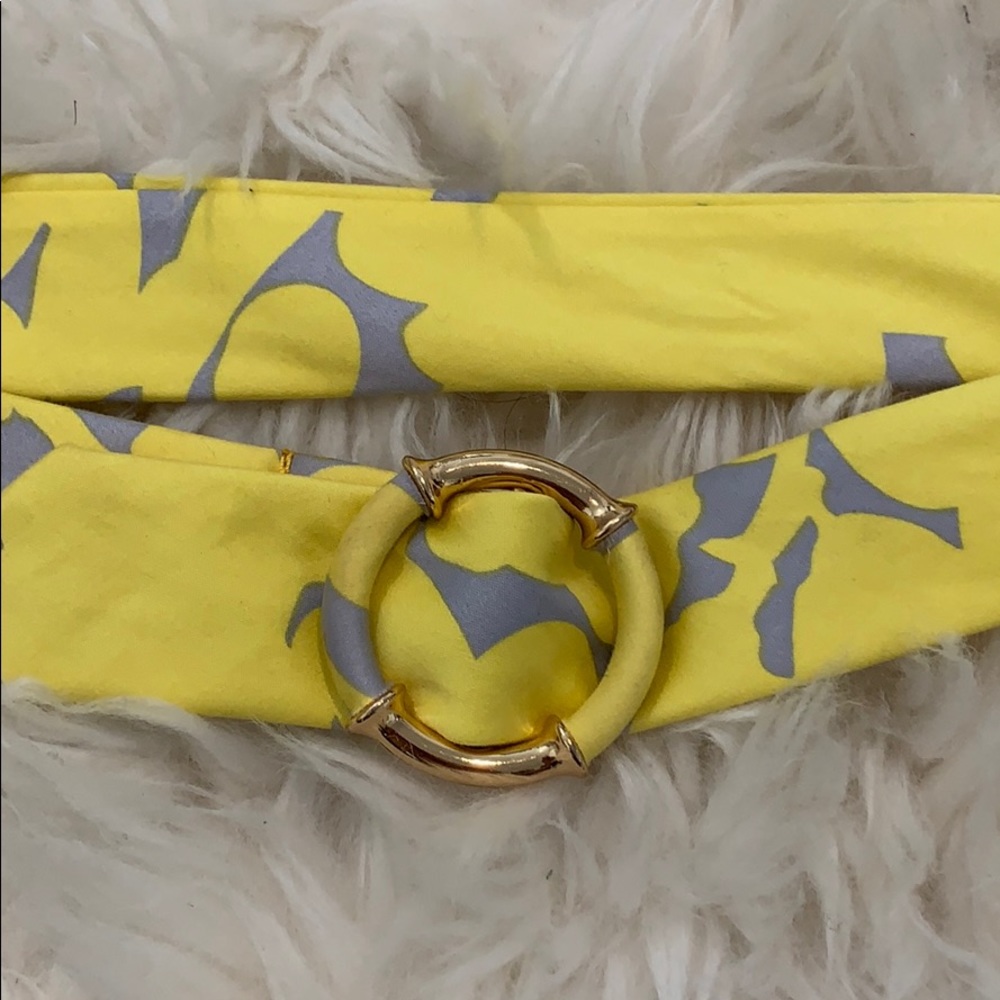 J Crew Floral Belt